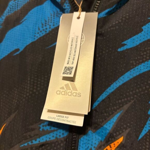 Adidas Multi Sport Size Large Zip Up Windbreaker *New* - Picture 4 of 7